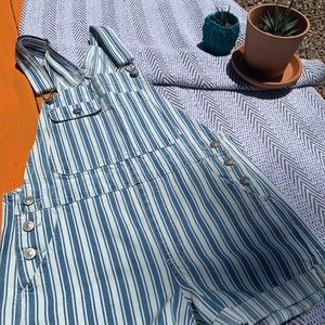 NWOT American Eagle 90s Overall Shorts